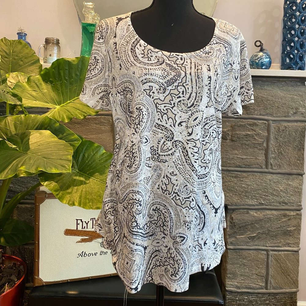 Style & Co Women's paisley tunic XL